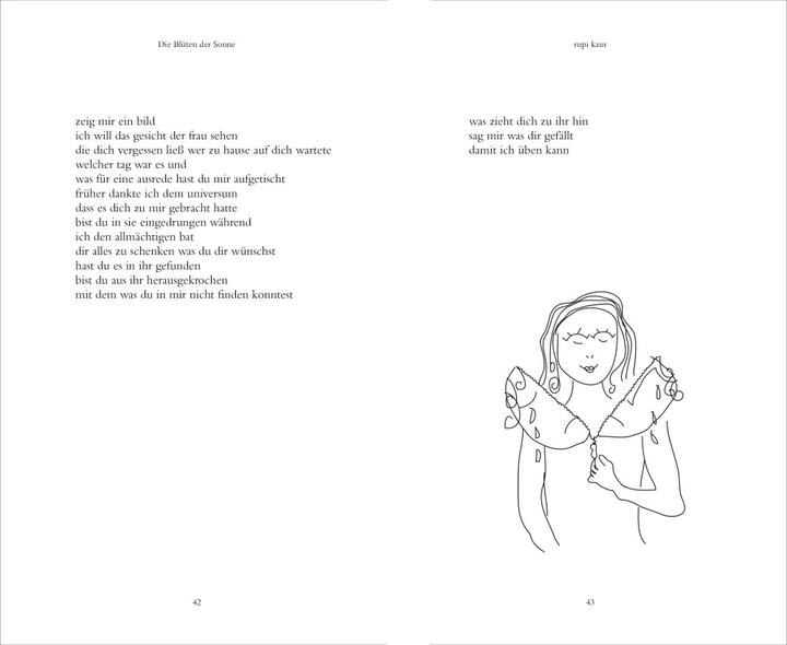 Produktbild Die Blüten der Sonne (Deutsch, Rupi Kaur, 2018)