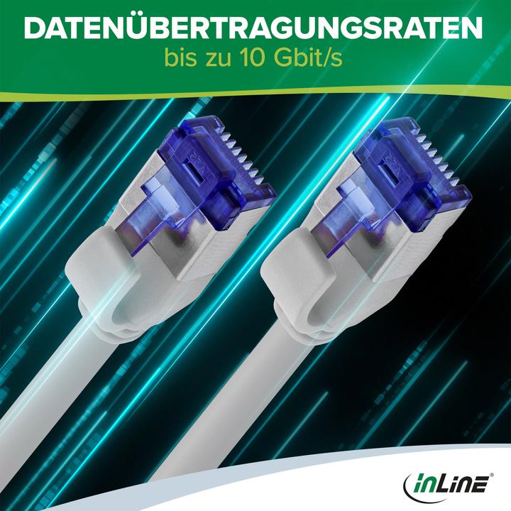 Produktbild InLine Patchkabel Slim (S/FTP, CAT6a, 3 m)