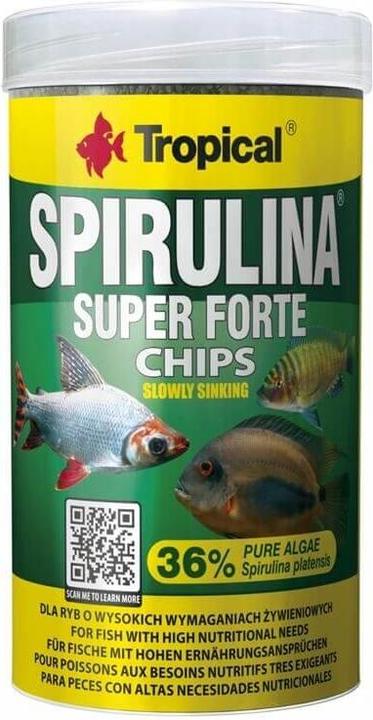 Produktbild Tropical Super Spirulina Forte Chips (1000 ml)