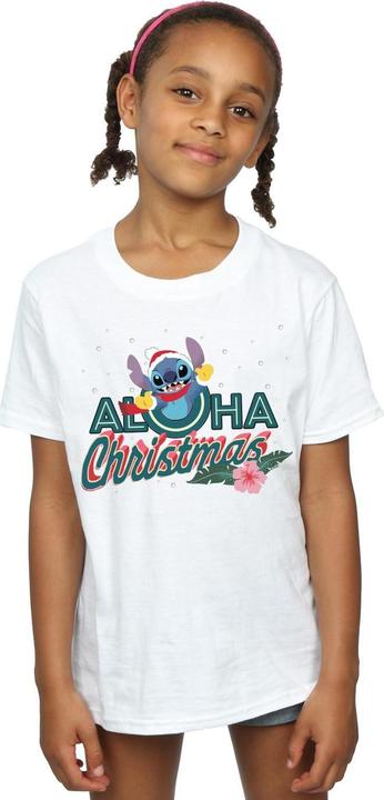 Produktbild Disney Lilo And Stitch Aloha Christmas TShirt Mädchen (152, 158)