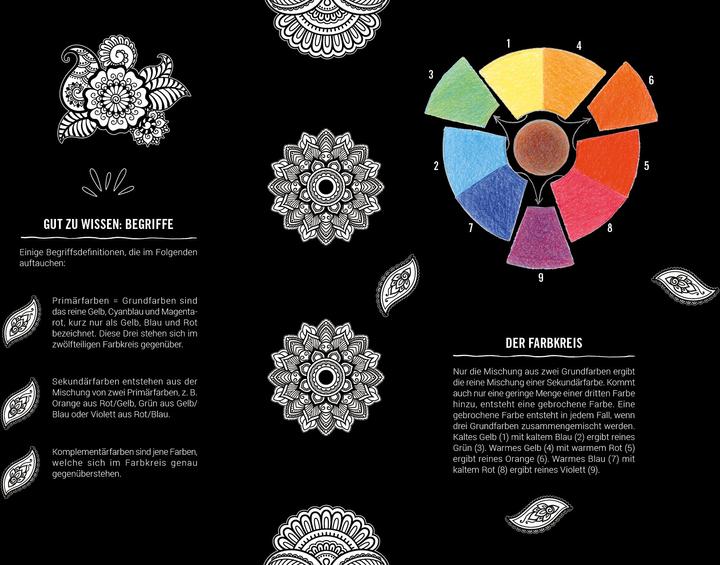 Actual product image Black Edition: Oriental Mandalas - 50 motifs and ornaments from the Arabian Nights a