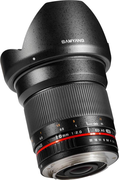 Image du produit Samyang MF 16mm f/2.0 ED AS UMC CS Canon M (Canon EF-M, APS-C / DX)