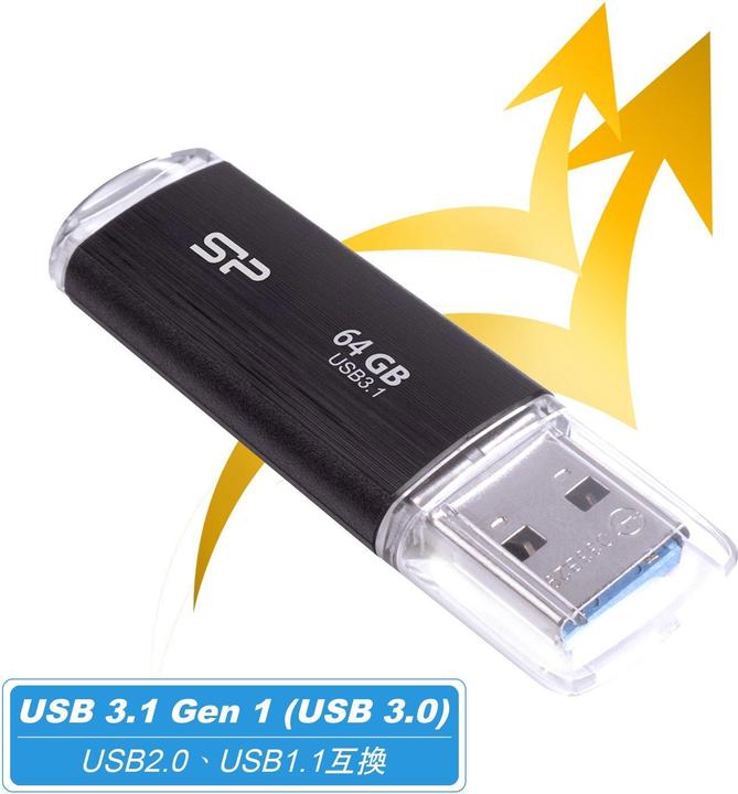 Produktbild Silicon Power Blaze B02 (64 GB, USB-A, USB 3.1)