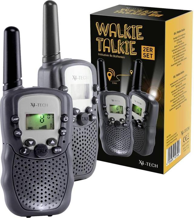 Produktbild X4 Tech 701952 PMR-Funkgerät 2er Set (3 km)