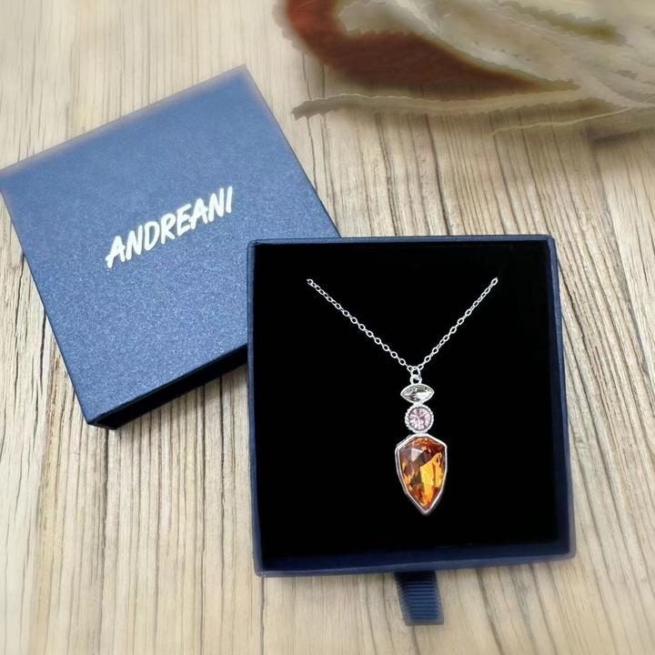 Produktbild Andreani Armband mit echtem Amazonite (80 cm, Steine, Nude, Glas, Braun, Metall)
