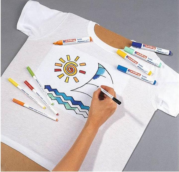 Actual product image Edding Painting Textile Marker (BU1208610003) (Sorted, 2 mm, 5 x)