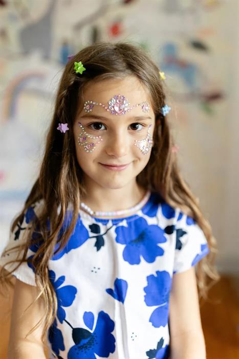 Actual product image Great Pretenders Face stickers butterfly print