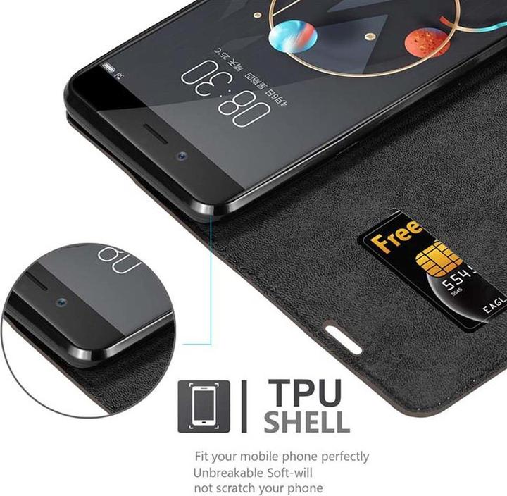 Productafbeelding Cadorabo Boek Onzichtbare Magneethoes (ZTE Nubia Z17 Mini)
