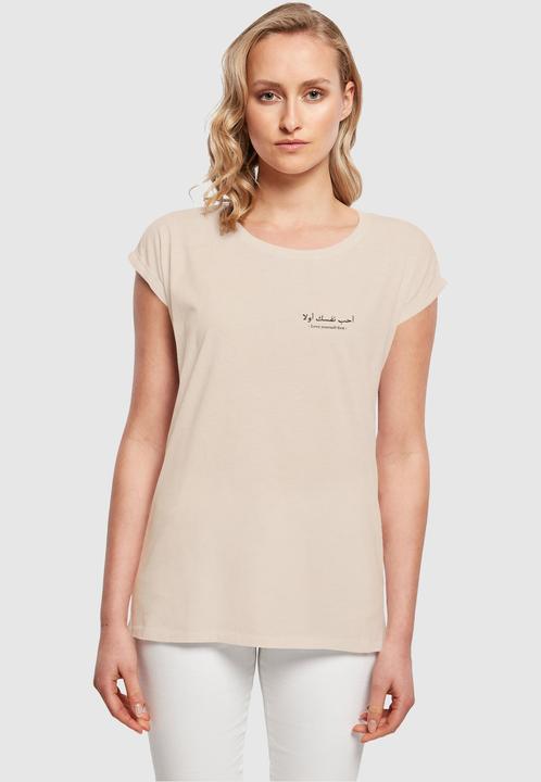 Produktbild Merchcode Ladies Love Yourself First Extended Shoulder Tee - 113403 (S)