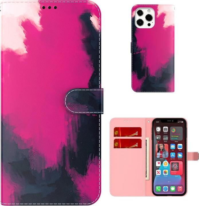 Image du produit Art iPhone 13 Pro Livre Etui avec porte-carte Pink (Apple iPhone 13 Pro)