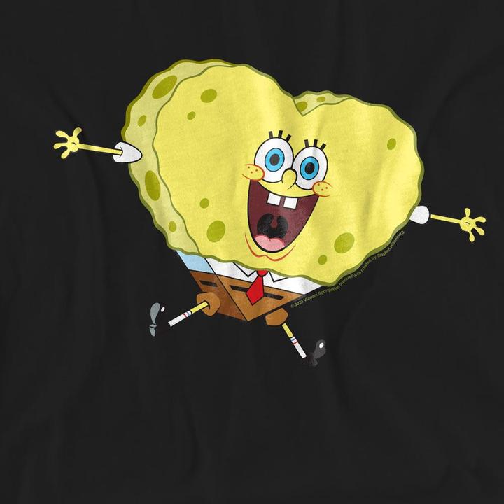 Produktbild Spongebob Squarepants HeartShaped TShirt Valentinstag (XXL)