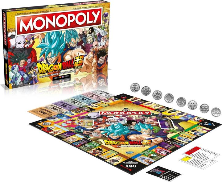 Actual product image Hasbro Monopoly Dragon Ball Super (German, French)