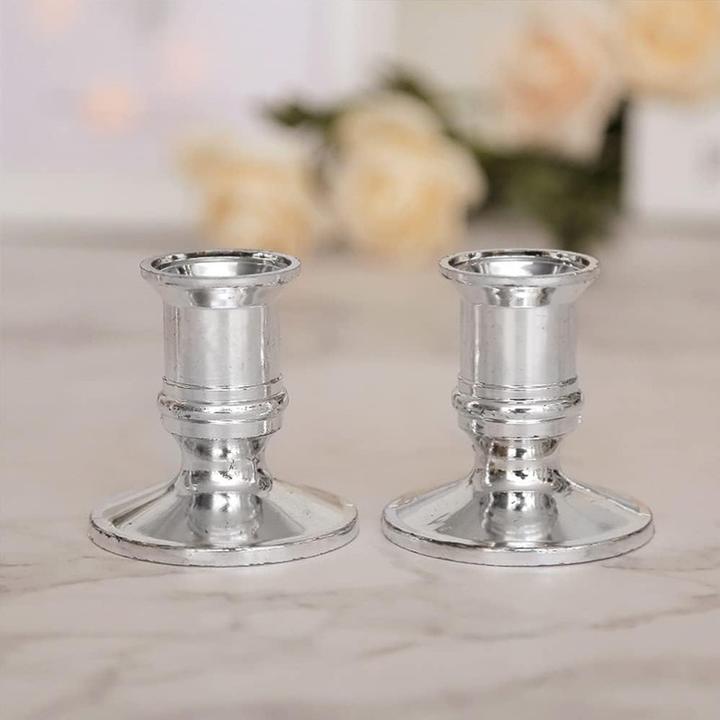 Image du produit Cbx Kerzenständer 3 Köpfe, Kerzenleuchter 3-armig, Kerzenhalter Silber