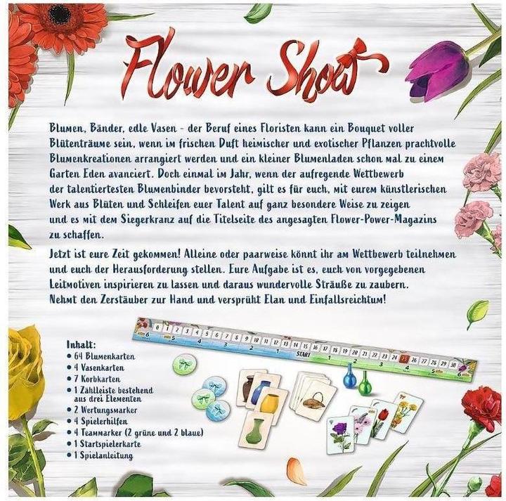 Actual product image Trefl Flower Show (German, Wolfgang Kramer, 2023)