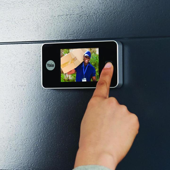Immagine prodotto Yale YA-05001432-5011 - Spia digitale per porte DDV 500, display da 3,2 pollici, bianco