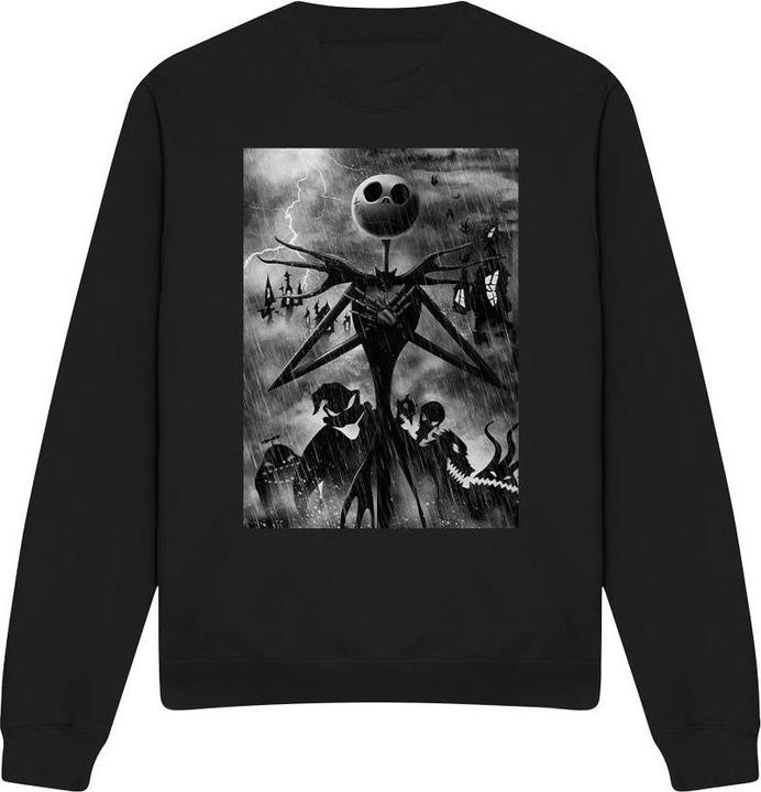 Immagine prodotto The Nightmare Before Christmas Felpa Jack Skellington Pioggia Adulto Unisex (XL)