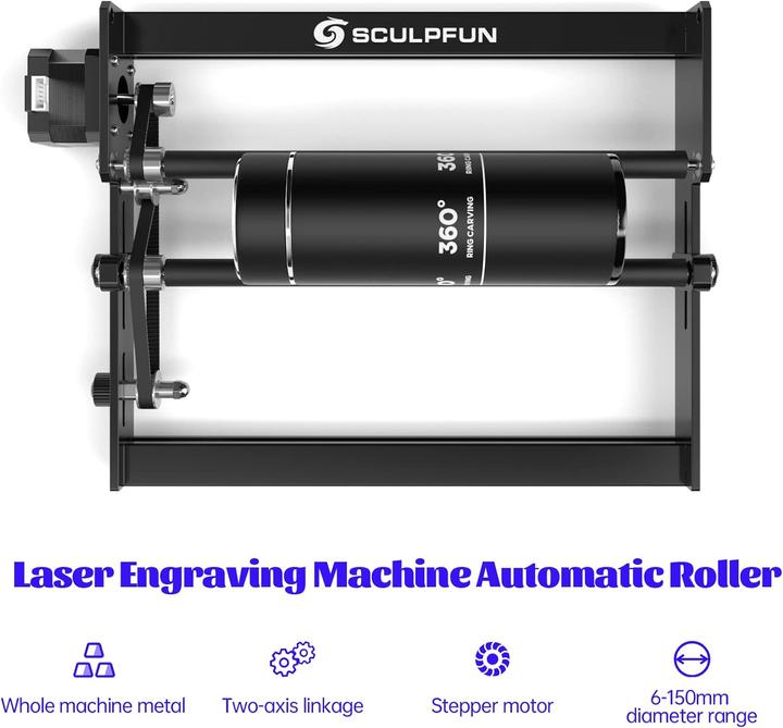 Produktbild Sculpfun Laser-Rotationswalze S30