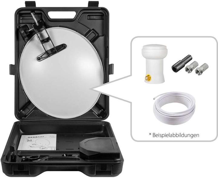 Actual product image Megasat SAT camping suitcase (without receiver) (Parabolic antenna, DVB-S / -S2)