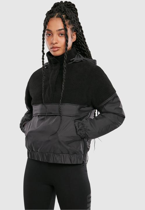 Image du produit Urban Classics Ladies Sherpa Mix Pull Over Jacket (5XL)
