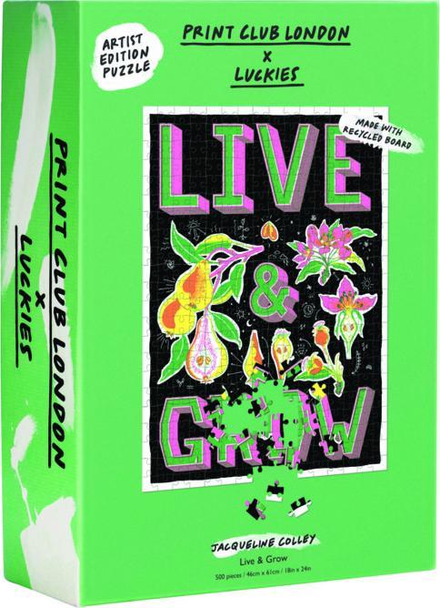 Actual product image Luckies Live And Grow - Puzzle (500 pieces)