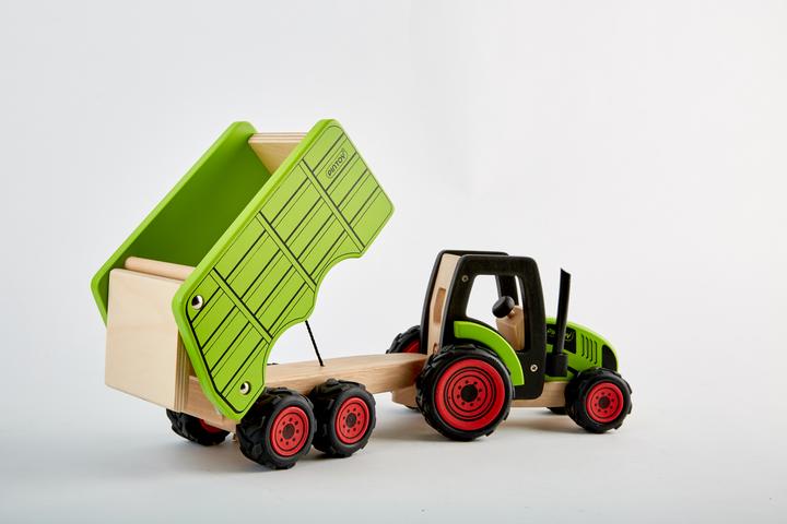 Produktbild Pintoy Traktor mit Kippanhänger