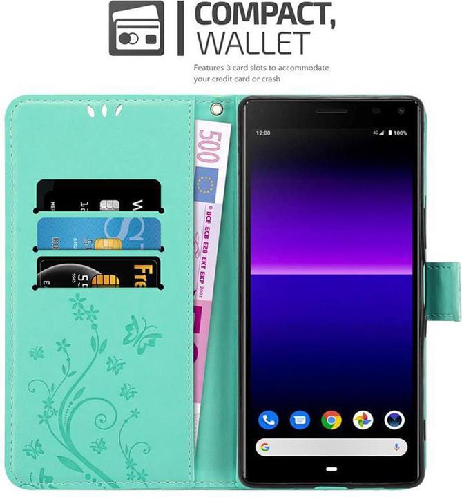 Actual product image Cadorabo Flower Book Cover (Sony Xperia 8)