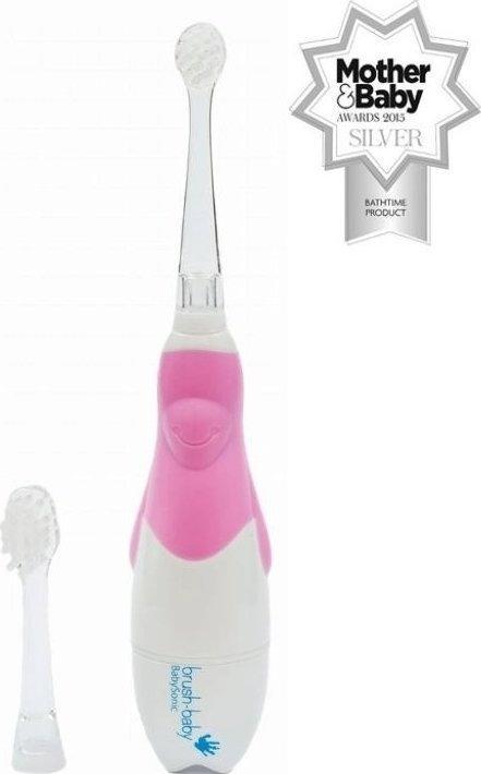 Image du produit Brush-Baby Pro Brosse à dents rose (Brosse à dents sonique)