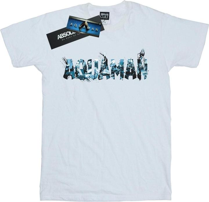 Produktbild Aquaman Text Logo TShirt (XXL)