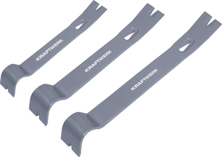 Actual product image Kraftwerk Set of 3 carbon steel crowbars 30, 38, 45cm