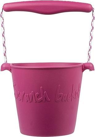 Produktbild Scrunch Bucket - Silikon Eimer Kirschrot/pink