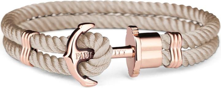 Paul Hewitt Anchor Bracelet Phrep Rose Gold Nylon Hazelnut