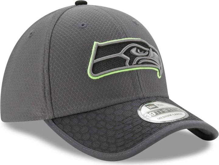 New Era 39Thirty Cap - NFL 2017 SIDELINE Seattle Seahawks (XL)