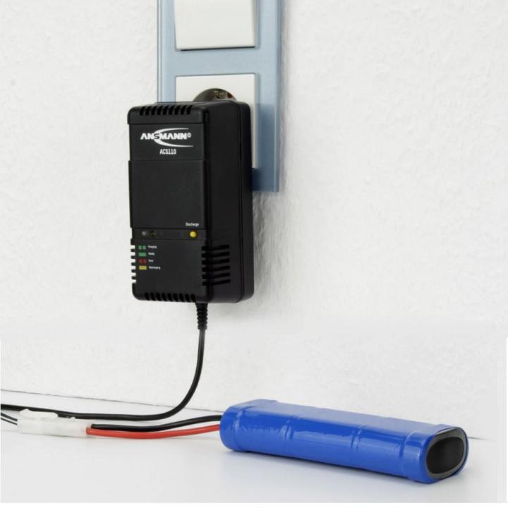 Image du produit AccuCell Chargeur de batterie ACS 110 NiCd, NiMH pour 1,2 Volt à 12 Volt AkkuPack