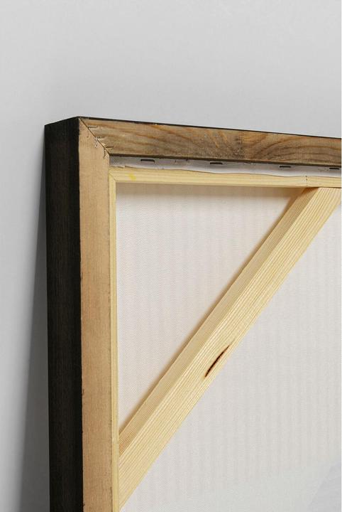Produktbild Kare Design Leinwandbild Art Triangles Gelb 100x100cm (100 x 100 cm)