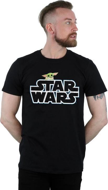 Immagine prodotto Star Wars The Mandalorian The Child Logo Maglietta Uomo (L)