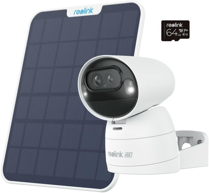 Reolink Argus B730 + solaire + 64GB (3840 x 2160 pixels)