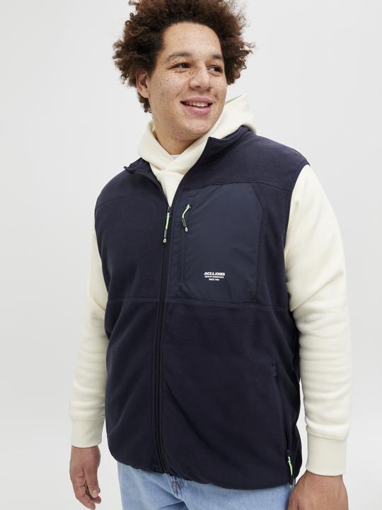 Produktbild Jack & Jones Plus Size Fleece Gilet Fleece Gilet (3XL)