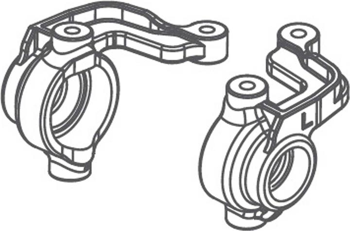 Produktbild Absima Achsschenkel L/R