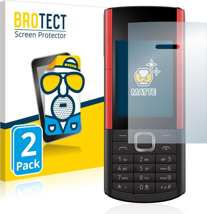 Actual product image BROTECT Anti-glare screen protector matt (2 Piece, Nokia 5710 XA)