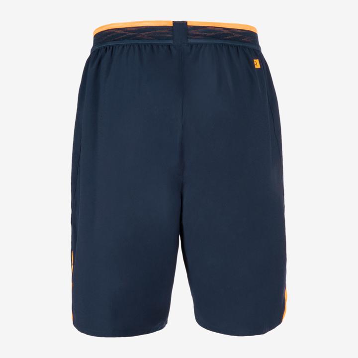 Produktbild Kipsta Damen/Herren Fussball Shorts - CLR marineblau/orange (L)