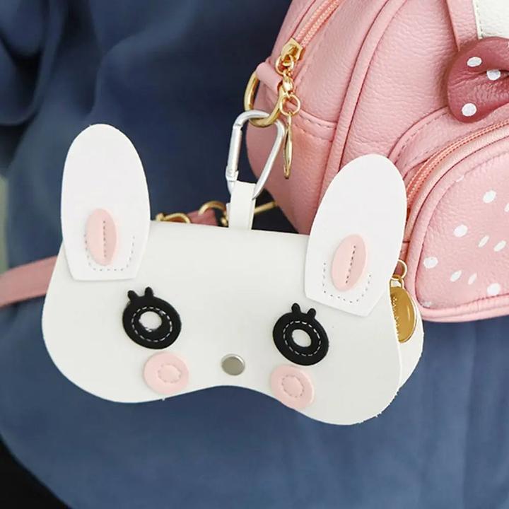 Image du produit Only-Bags.Store Cartoon Portable Sun Eye Glasses Box PU Leder Brillenetui Sonnenbrille