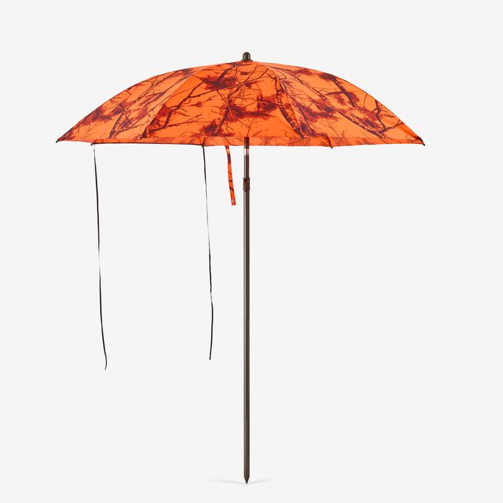 Image du produit Solognac Parapluie de chasse Camouflage/orange