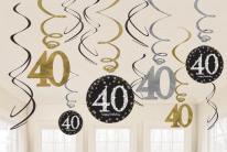 Actual product image Amscan Décorations 40 Ans "Joyeux Anniversaire