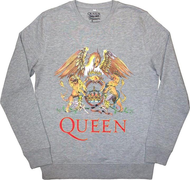 Actual product image Queen Unisex Adult Classic Crest Sweatshirt (XL)
