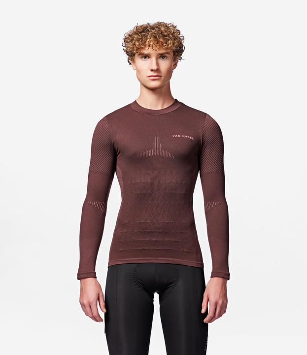 Immagine prodotto Van rysel Intimo bici manica lunga Racer 2 rosso scuro (M)