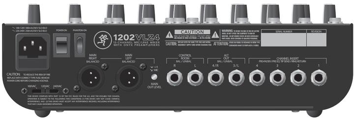 Actual product image Mackie 1202VLZ4 DJ Mixer (DJ controller)