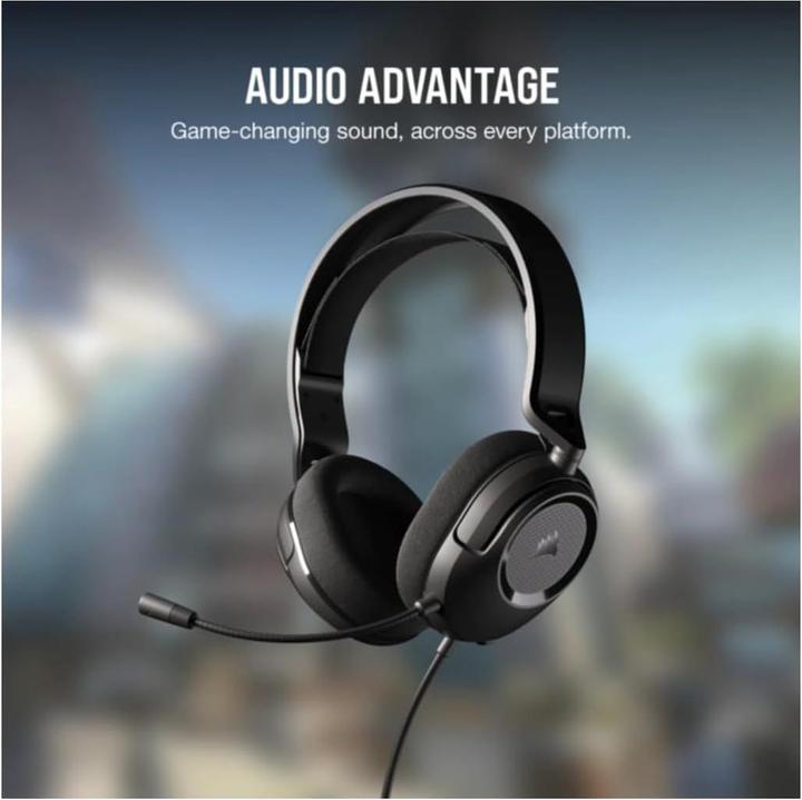 Produktbild Corsair HS35 SURROUND v2 Headset Wired Head-band Gaming Black (Kabelgebunden)