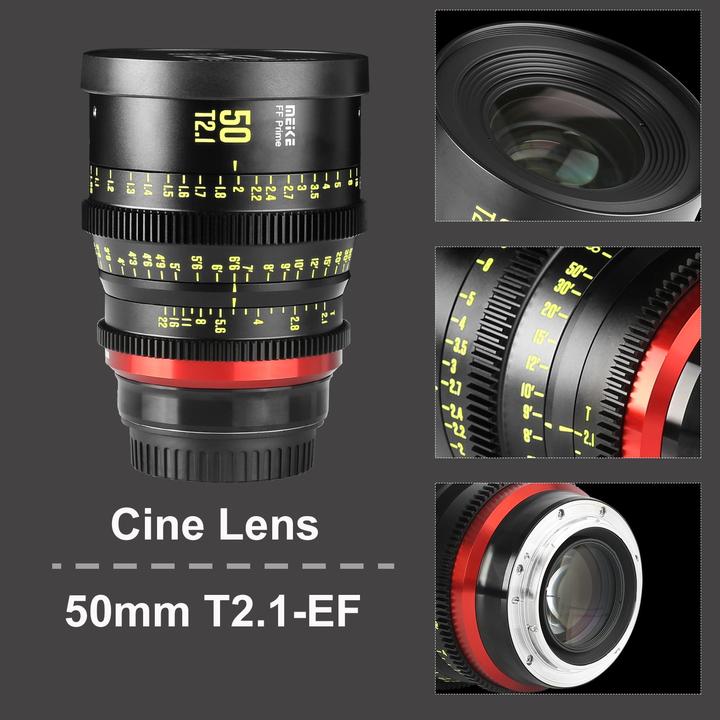 Actual product image Meike 50 mm T2.1 FF (Canon EF, full size)