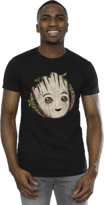 Image du produit - T-shirt AM GROOT WOODEN HEAD - Homme (XXL)