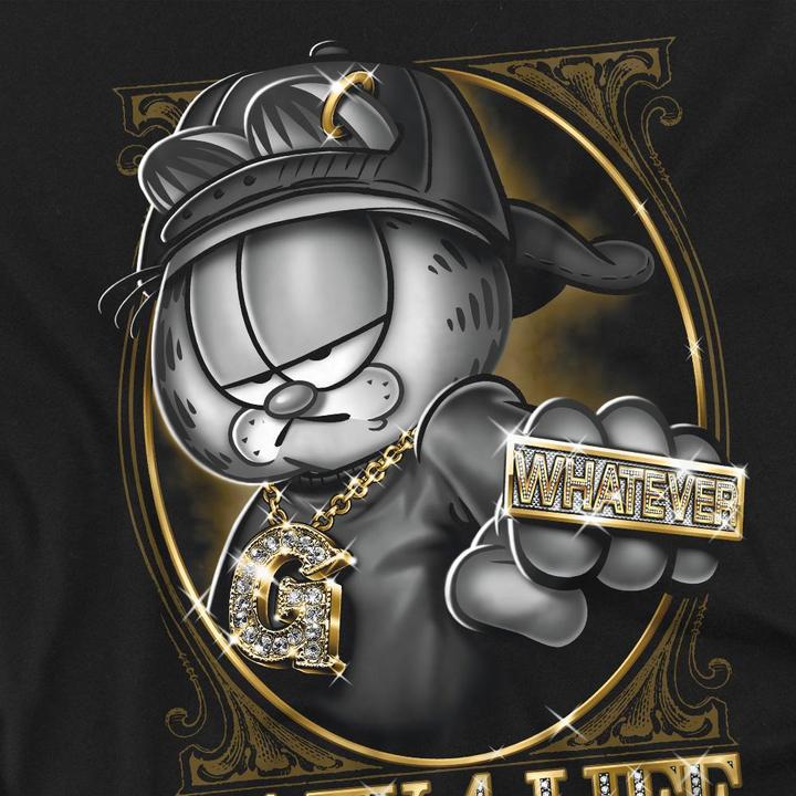 Actual product image Garfield Unisex Adult Lazy 4 Life T-Shirt (S)